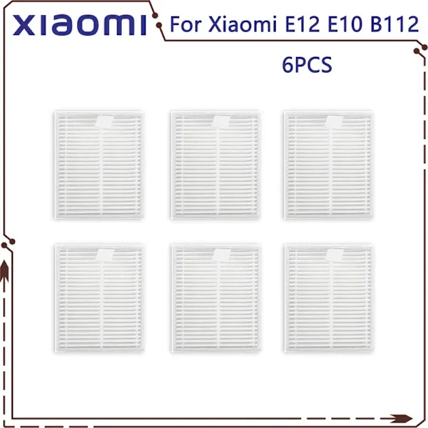 Til Xiaomi støvsuger S20 E12 E10 B112 fejerobot støvsuger hovedbørste sidebørste moppeklud HEPA-filter reservedele