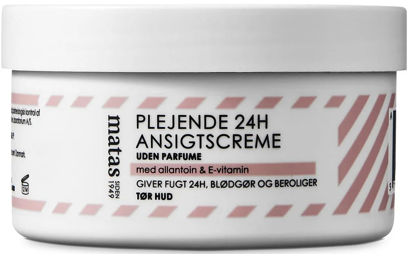Matas Striber Plejende 24H Ansigtscreme til Tør Hud Uden Parfume 150 ml, Hudpleje, Ansigtspleje, Dagcreme