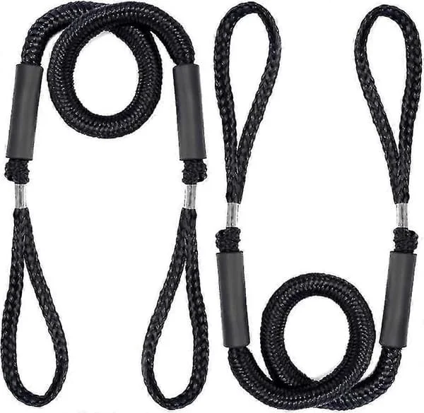 Bungee Dock Line Förtöjningslina för Båtar Dock Line Bungee Dock Lines Bungee Snöre Kajak Båt Ankare Tillbehör Linor 2-pack