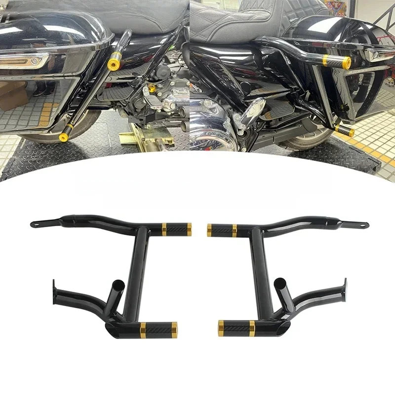 AliExpress - Saddlebag Guard Rear Saddle Bag Crash Bar For Harley Revival FLH 2021 Road Glide Limited FLTRK 20-24 FLTRX 15-23 FLTRXSE 12-22