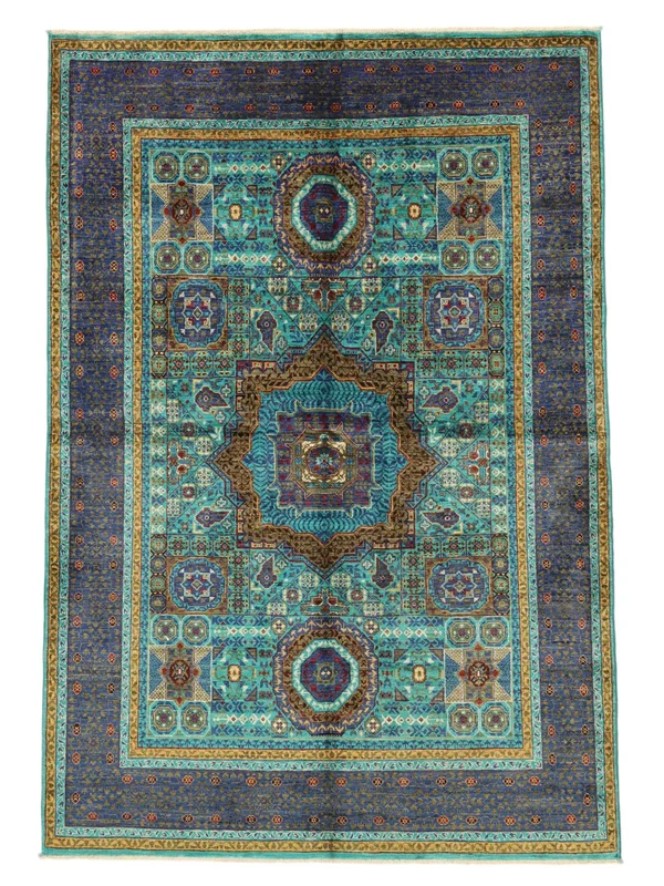 Medallion Small Mamluk Rug 152X222 Wool