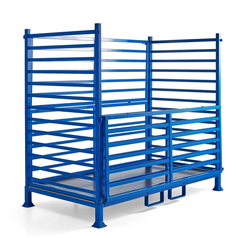 Großes, zerlegbares Transportgestell, 2240x1210x1950 mm, blau