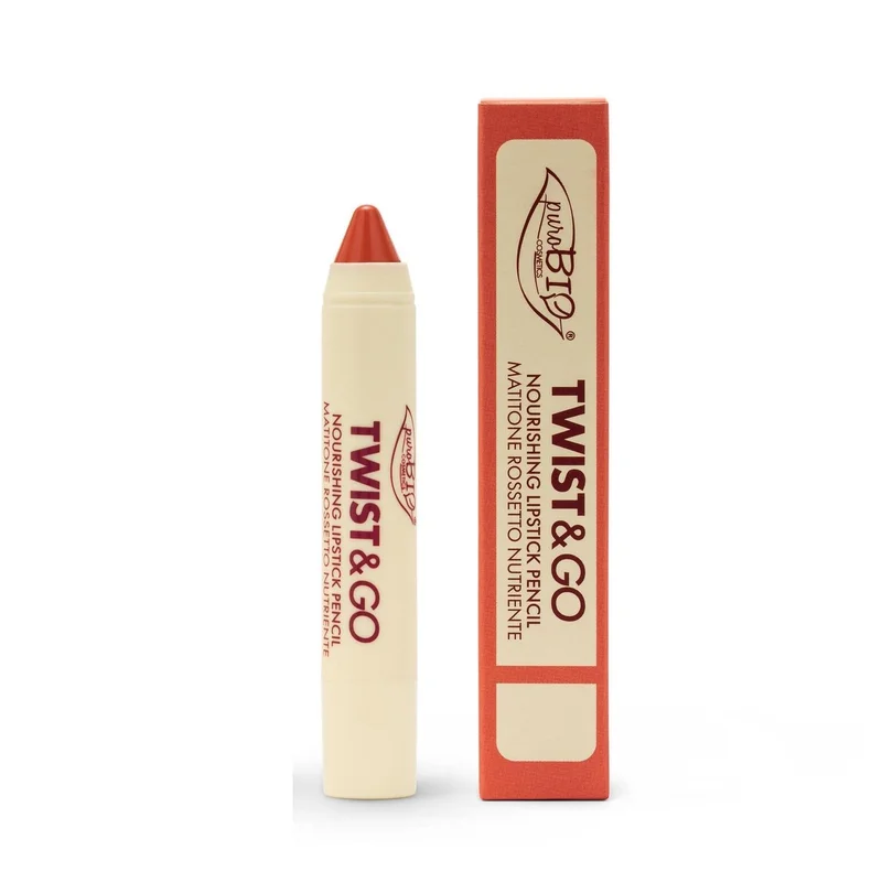 puroBIO TWIST & GO – Nourishing lipstick 502 – Nude Pescato 2,9g - Matitone labbra