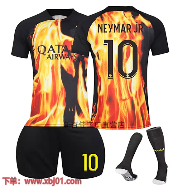 23-24 Neymar Jr 10 Paris Saint-Germain Special Edition Co-Branded Ny Sæson Seneste Voksen Børn Trøje Fodbold
