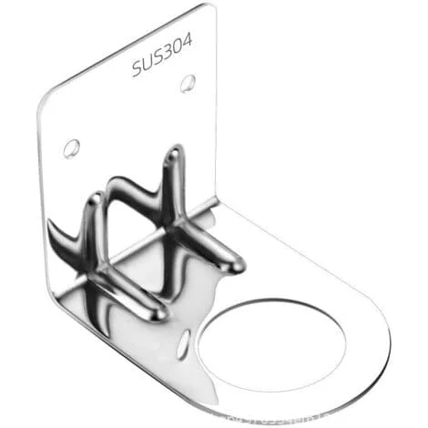 Wall Mounted Stainless Steel Soap Dispenser, Wall Mounted Shower Gel Bottle Holder, Shampoo Dispenser Holder for Soap Pump with Screws (FMY)