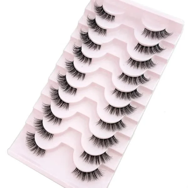 Falske øjenvipper Cat Eye 3D falske falske øjenvipper, stil 2