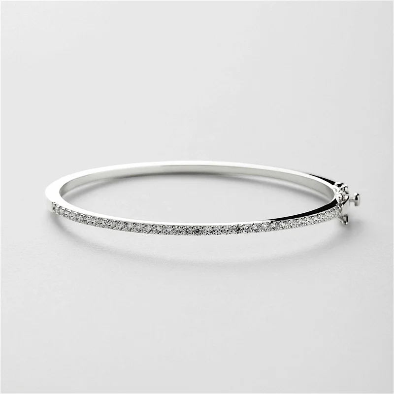 Tennis Bangle Armbånd - Sterlingsølv