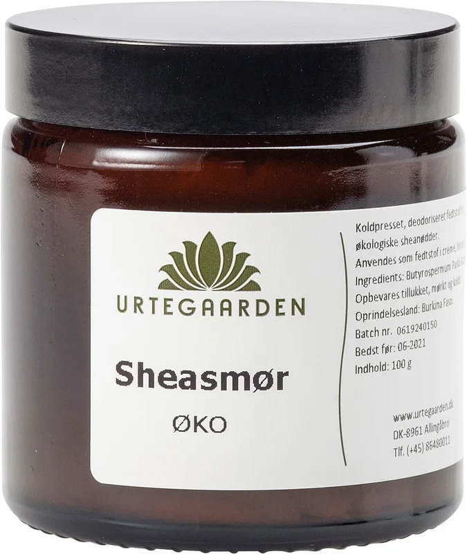 Urtegaarden Sheasmør ØKO 100 g, Hudpleje, Kropspleje, Øvrig