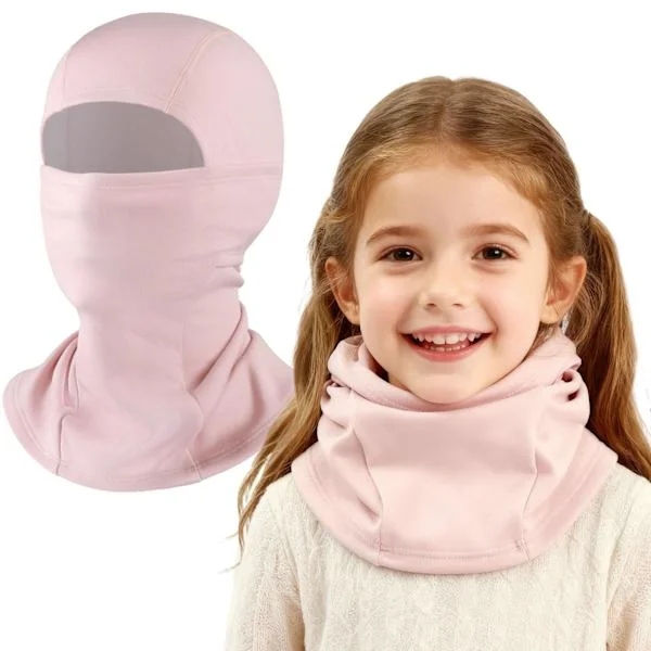 Kids Balaclava, Windproof Warm Ski Mask for Boys/Girls, Multifunctional Kids Balaclava for Cycling, Skating, Skiing, Running - O
