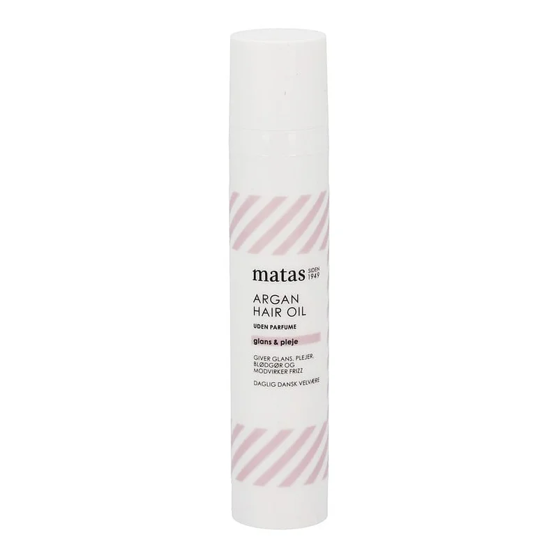 3 for 2 - Matas Striber Argan Hair Oil Uden Parfume 50 ml, Hår, Shampoo & Hårpleje, Hårolie & Serum