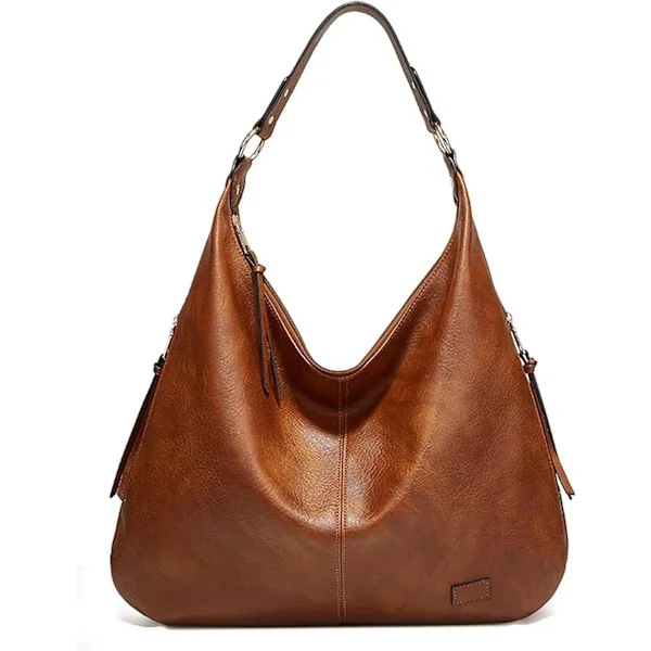Damehåndveske Stor Kapasitet Tote Bag Shopper Bag Brun Dameveske
