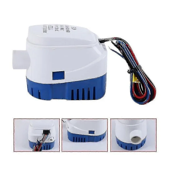 1100gph 750gph Automatisk Elektrisk Dränkbar Pump För Båt Länspump 12v Vattenpump 12v Länspump 12 Volt Pump För Vatten 24v