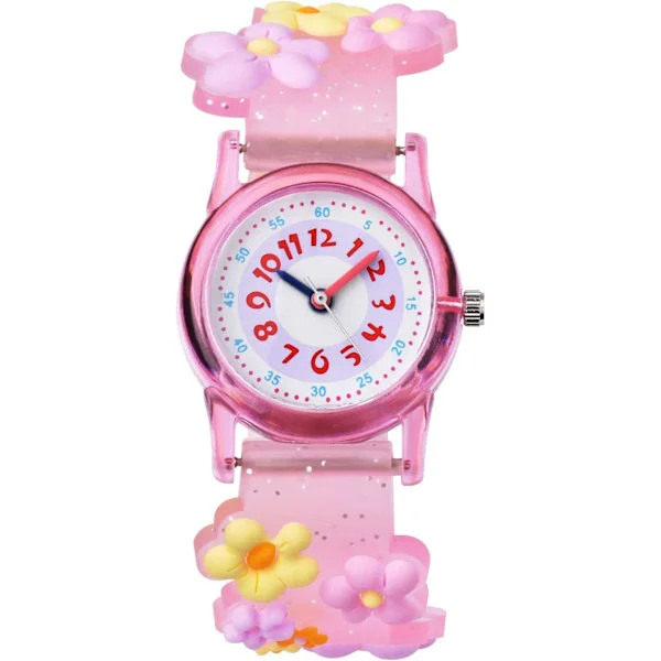 Kids Watch for Girls, Quartz Teacher Watch, Silicone Watch, Kids Watch, Cute Cartoon Watch, Waterproof, Gift for Girl, Boy, Kids.