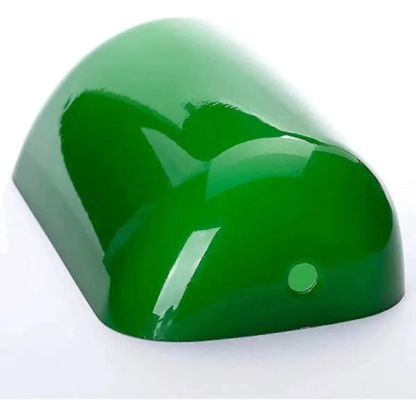 Replacement Lampshade for Banker's Lamp, Table Lamp, Glass Shade, Multi-colored, Replacement Glass Shade, Green Glass Shade for Desk Lamp.