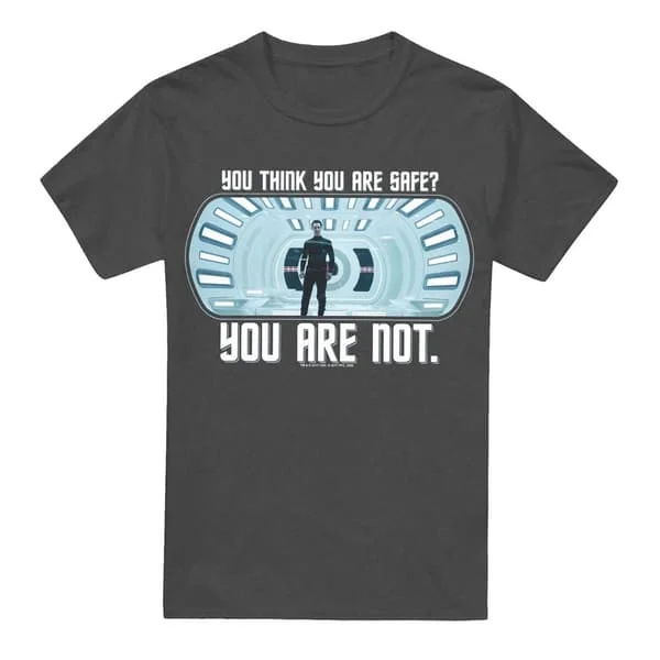 Star Trek: Into Darkness Unisex Vuxen Not Safe T-Shirt S Charco