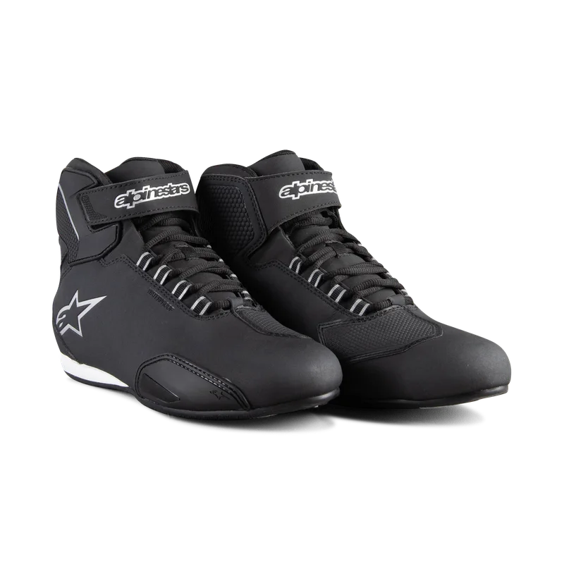 Chaussures Moto Imperméables Alpinestars Stella Sector Noir/Argent 36