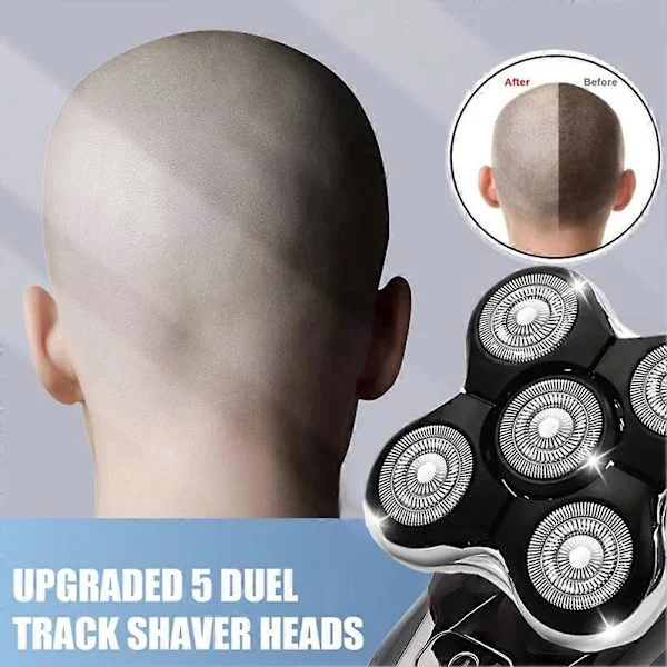 Erstatningshoved til barbermaskine, passer til Remington Balder Pro Head Shaver XR7000, XR1500, XR1501 elektrisk barbermaskine til skaldede mænd