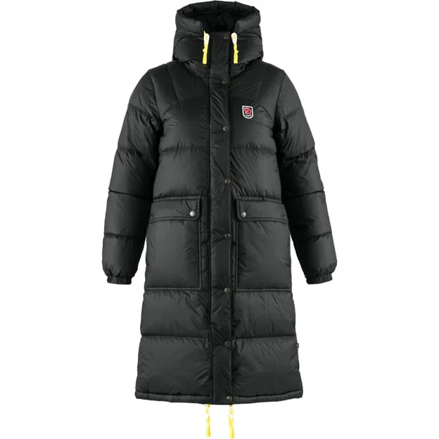 Fjällräven Expedition Long Down Parka L - female - Black - Down Giletes