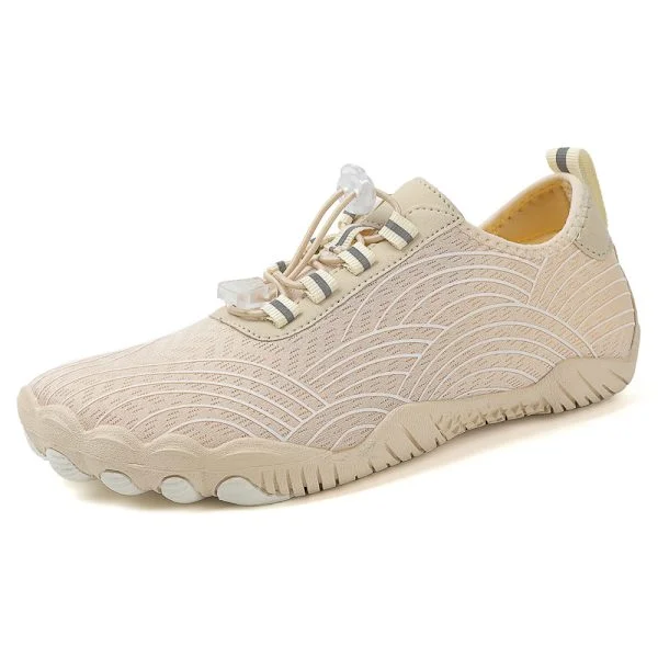 [KK]Water/bathing shoes for women and men, non-slip, athletic, for walking, running, swimming Beige