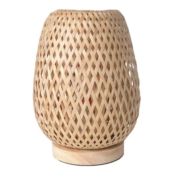 Rattan bordlampe - E27