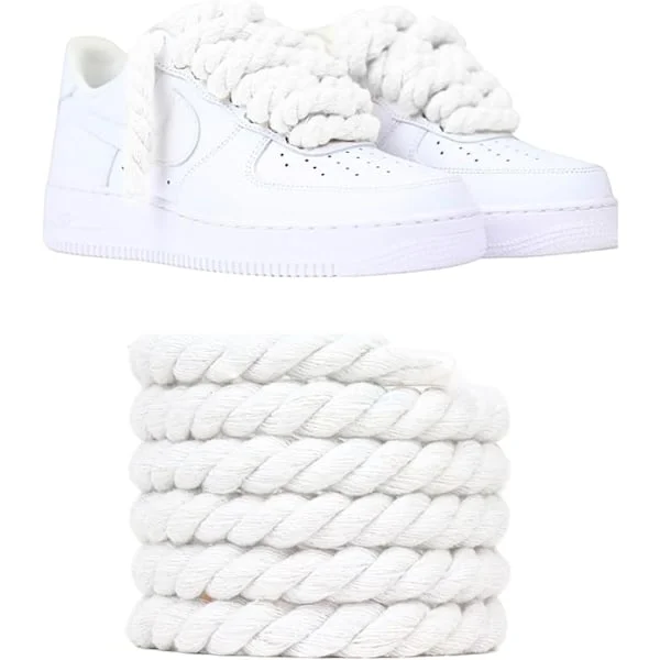 8mm tjocka rep-skosnören - Air Force One-skosnören, Air Force-repskosnören, Air Force-skosnören, rep till skor