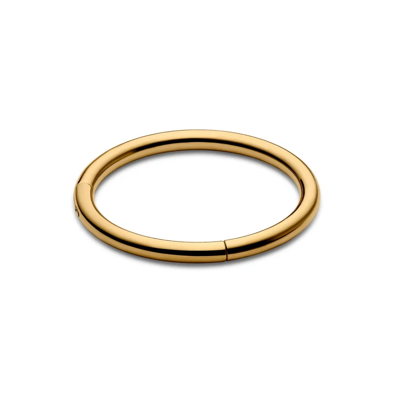 Piercing ad anello da 6 mm color oro per uomini - Gioielli per piercing all'orecchio