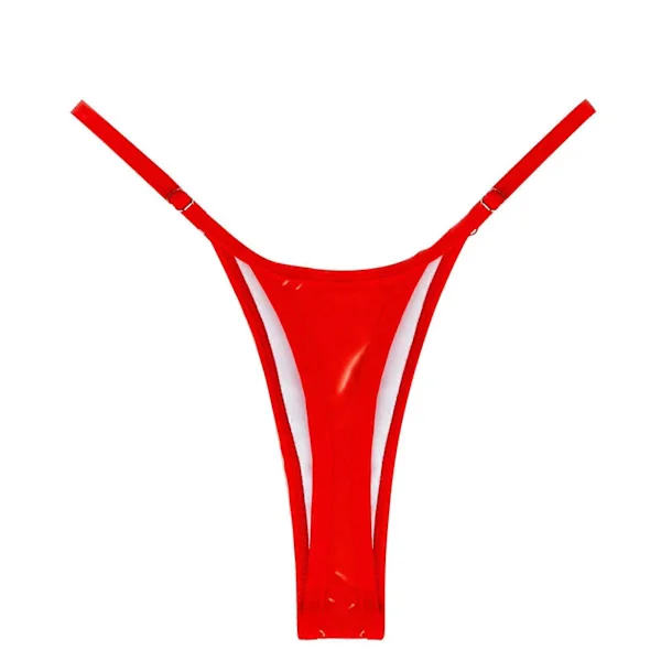 Dam G-string Trosor Justerbara Stringtrosor Låg Midja Sexiga Trosor Stringunderkläder Bikinis Underdel Sexiga Underkläder Röd M