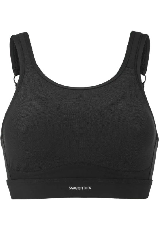 Swegmark Victorious Strength Sport-bh Träningskläder Dam Svart 85e