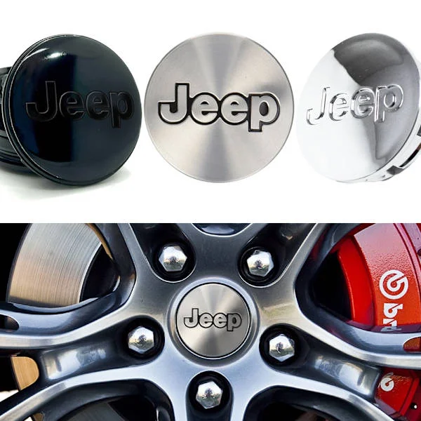 Jeep Centrumkåpor / Hjulnav Bil Emblem - 4-Pack