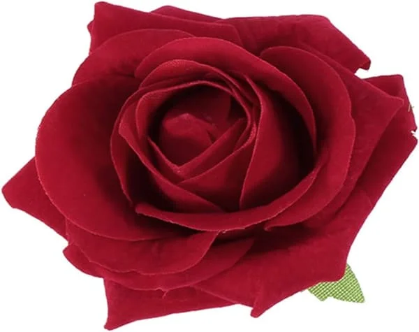 Rose Hairpin, Hair Clip for Women and Girls Artificial Flower Brooch Bridal