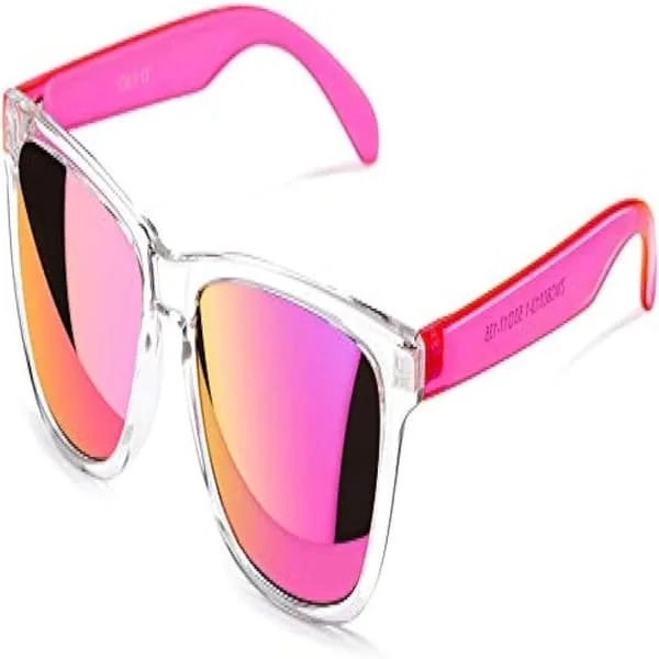 Women's Sunglasses UV400 Mirrored Lenses, Suitable for Outdoor, Vacation, Driving
