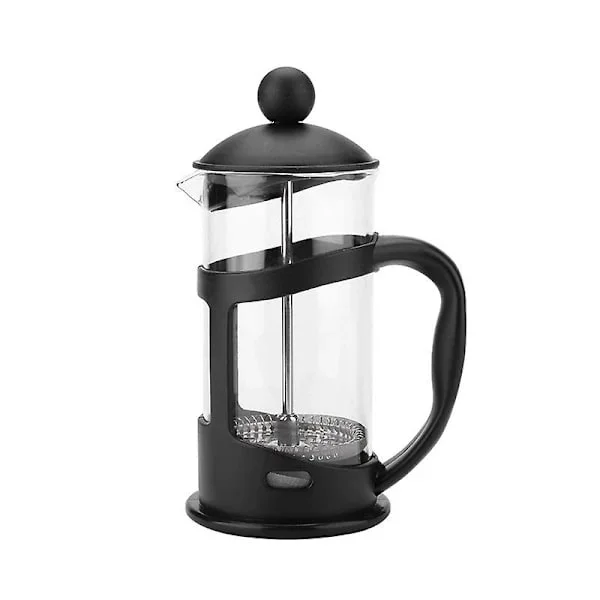 Presskanne kaffetrakter for én person, liten presskanne for maksimal smak, overlegen filtrering. Kapasitet 350 ml