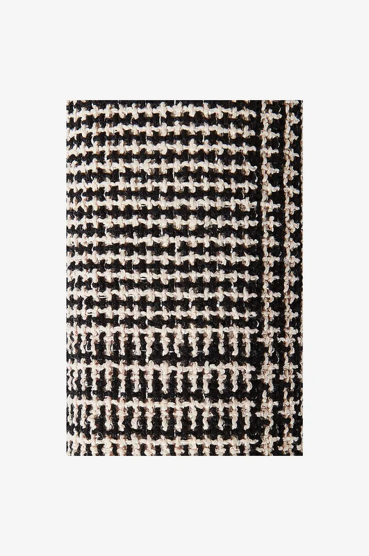 Jotex - Glencheck Stofprøve Polyester Sort ART Køb Stofprøver - Møbler hos Jotex