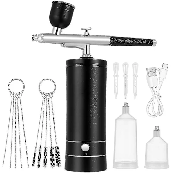 1 Sæt Airbrush Trådløs Airbrush Kit Airbrush Kompressor Negle Airbrush Maskine Airbrush Maling Kit Ty