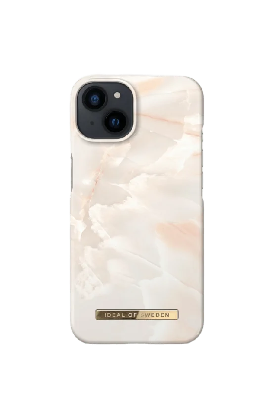 Ideal Of Sweden Printed Case Iphone - Rose Pearl Marble Skal & skärmskydd Dam Rosa 16 Pro Max