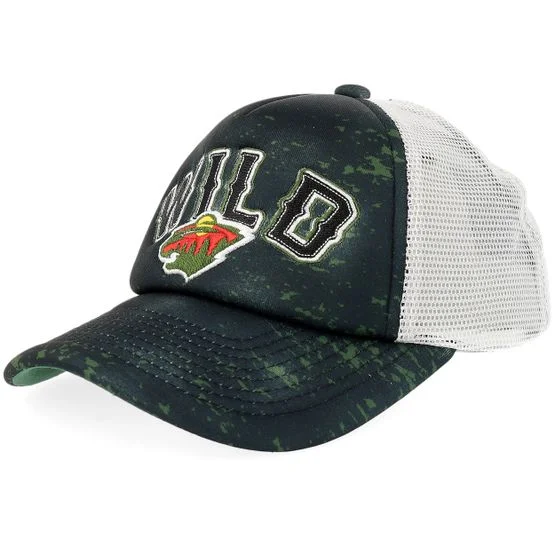 Outerstuff - NHL Grønn trucker Caps - "Minnesota Wild Top Player"" Dark/White A-frame Trucker" @ Hatstore