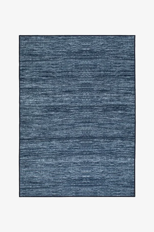 KM Home - Gummibelagd matta Struktur - Blå - Plastmattor - 80X150 - Från Homeroom