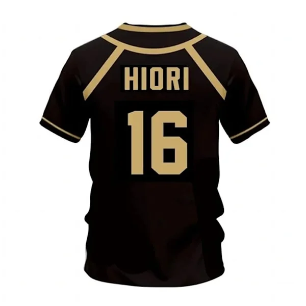Jersey Futsal Pattern Vl Replika Blue Lock Anime Bastard München Sommar Herr- och Damtröja 3Dt-tröja Casual Sports T-shirt Topp