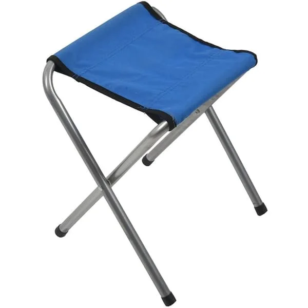 Summit Outdoor Fällbar Stol, Fällbar Fiske/Camping Pall i Royal Blå eller Ros Röd Färg