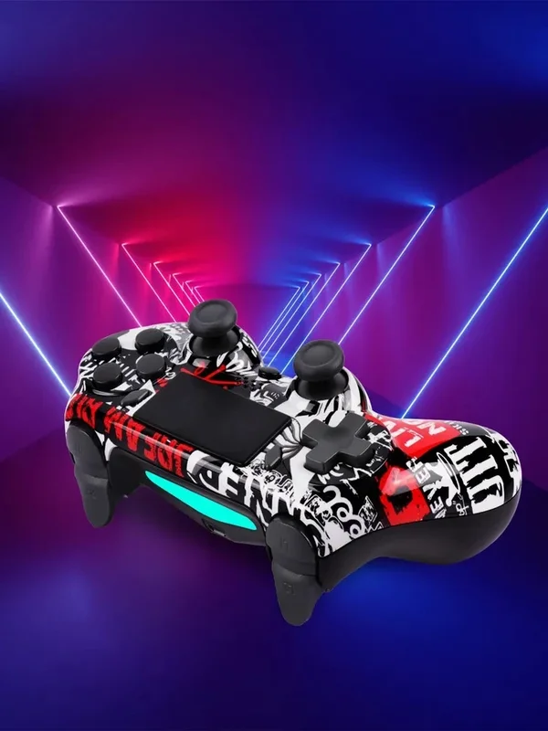 AliExpress - GAMINJA P47 contrôleur Bluetooth sans fil manette de jeu avec Gyroscope 6 axes PC Joystick pavé tactile double Vibration pour PS4 PC 