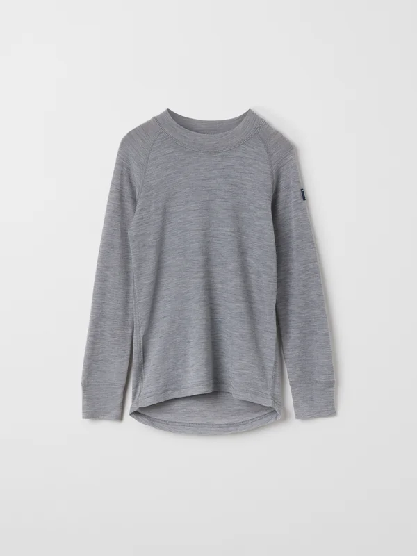 Polarn O. Pyret - Merino wool sweater - grey - Size: 74 - 80 - Children's clothing 6-12 Months
