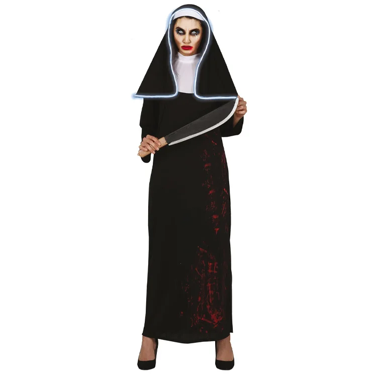 Morderisk Nonne Kostume L