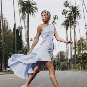 One shoulder cotton dress by Malina