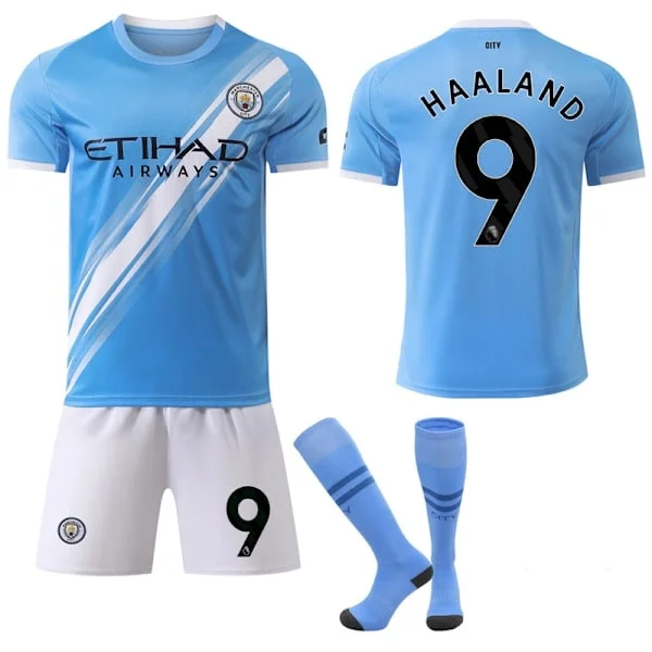 2025-2026 Manchester City Home Jersey for Kids and Adults with Socks No. 10 GREALISH 22 No.10 GREALISH