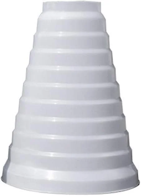 Tcgg - Universell reducer, förbättrad, tjockare, för ventilationssystem, 80/200 mm diameter, rund PVC-rörreducerare, används med luftkonditionering 