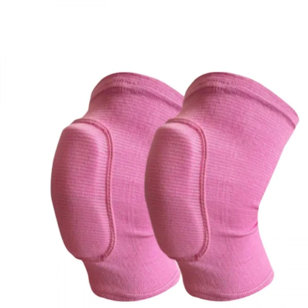 Knäskydd Knäskydd, Mjuka Andningsbara Knäskydd för Män Kvinnor Barn Knäskydd, Knästöd för Volleyboll Fotboll (Rosa M)