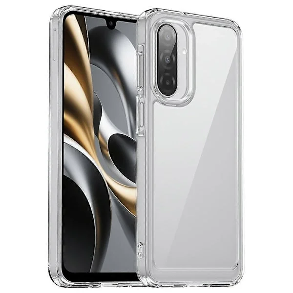 Compatible Case for Samsung Galaxy A17 / A17 5G TPU + Acrylic Protective Clear Phone Case (Transparent)