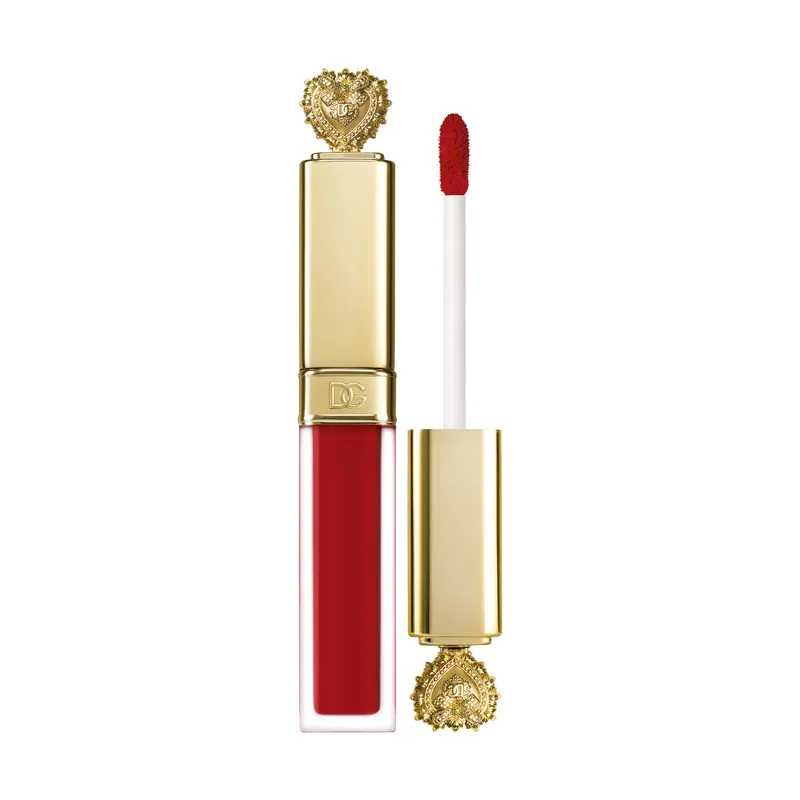 Dolce&Gabbana Everkiss Liquid Lip Rossetto liquido soft matte no transfer 405 Devotion - Rosso perfetto vibrante 5,5ml - Rossetto