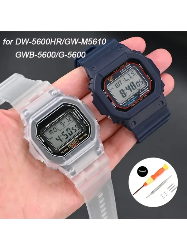 AliExpress - Gehäuse + Armband für Casio G-SHOCK DW-5600 GW-M5610 G-5000 GWB-5600. Ersetzen Sie das Uhrenzubehör aus mattem Harz und Gummiband