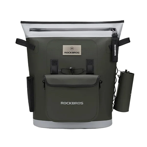 Rockbros Termisk Ryggsäck med Isolering 18L Ergonomisk - Grön